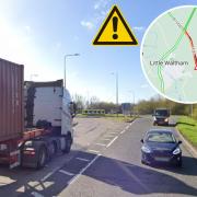 Traffic: roundabout on the A131