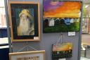 Art - Three of the paintings that are currently on display at Braintree Library's Dome Gallery