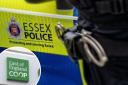 Theft - an image of an Essex Police officer and an inset illustrative image of an East of England Co-op sign