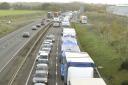 Two lorries in five vehicle crash on A12