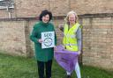 Volunteering - Councillor Wendy Schmitt and Jane, the 500th Green Heart Champion