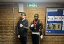 Boxing clever: Braintree Boxing Club duo Kevin Calado and Tim Musaka.