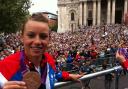 Braintree: Hockey star Chloe Rogers shows off Olympic medal at parade