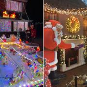 Dazzling Duo - the pair of stunning Christmas lights raised thousands for Helen Rollason