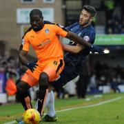 George Elokobi in action for Colchester United in a match at Essex rivals Southend United, in 2016 Picture: MAXINE CLARKE