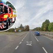 Fire service: control staff helped following a collision