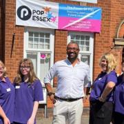 James Cleverly visited POP Essex last summer to show his support
