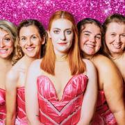 Crazy For You's  Zangler Follies played by Kirsty Lloyd, Rachel Ings, Karla Marie, Poppy Taylor and Heather Davis