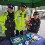 Proactive - a man was arrested while police officers met members of the public in Braintree town centre