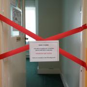 A stock image of an area of a school closed due to RAAC issues