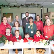 Delighted - Eastlight staff & residents,  John Ray Infant School staff and pupils in the wellbeing room