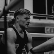 Dedicated - boxer and project lead for The  Reach Group Community Projects, Tom Paget, during a boxing match