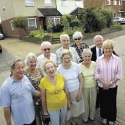 Stick together – seven families celebrated living in the same Dunmow road for 30 years.