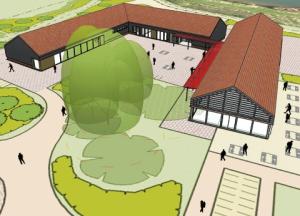 First impression – an artist’s illustration of the proposed Hadleigh visitor centre