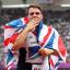 Great Britain's Aled Davies celebrates winning Gold in the Men's Discus Throw - F42