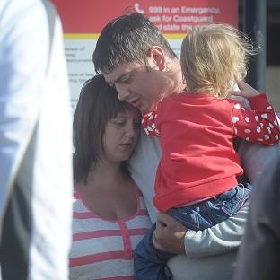 Rachel McCollum and Darren Cecil attempted to save their son after he slipped