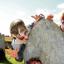 Zombies took over the quiet countryside churchyard