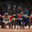 Britain's David Weir, who trains in Richmond Park, leads the field in the men's 1500m — T54 final on his way to gold... Britain's David Weir, who trains in Richmond Park, leads the field in the men's 1500m — T54 final on his way to gold...