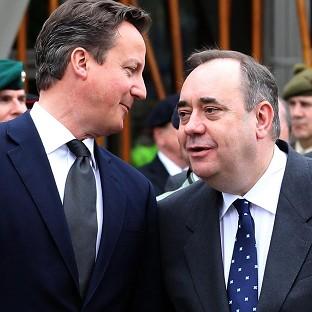 David Cameron is expected to sign a referendum deal with Alex Salmond