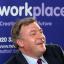 Shadow Chancellor Ed Balls during a visit to Workplace in Stratford, east London