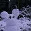 Lisa Weise sent in this photo of a snow Minnie Mouse Lisa Weise sent in this photo of a snow Minnie Mouse