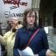 Cait Reilly outside the High Court after she won an appeal ruling that a back-to-work scheme requiring her to work for free at a store was unlawful
