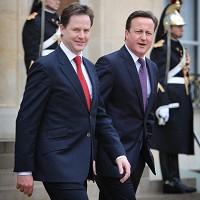 David Cameron has said he would be 'disappointed' if Nick Clegg voted in favour of a mansion tax