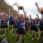 Jonny Sexton lifts the trophy