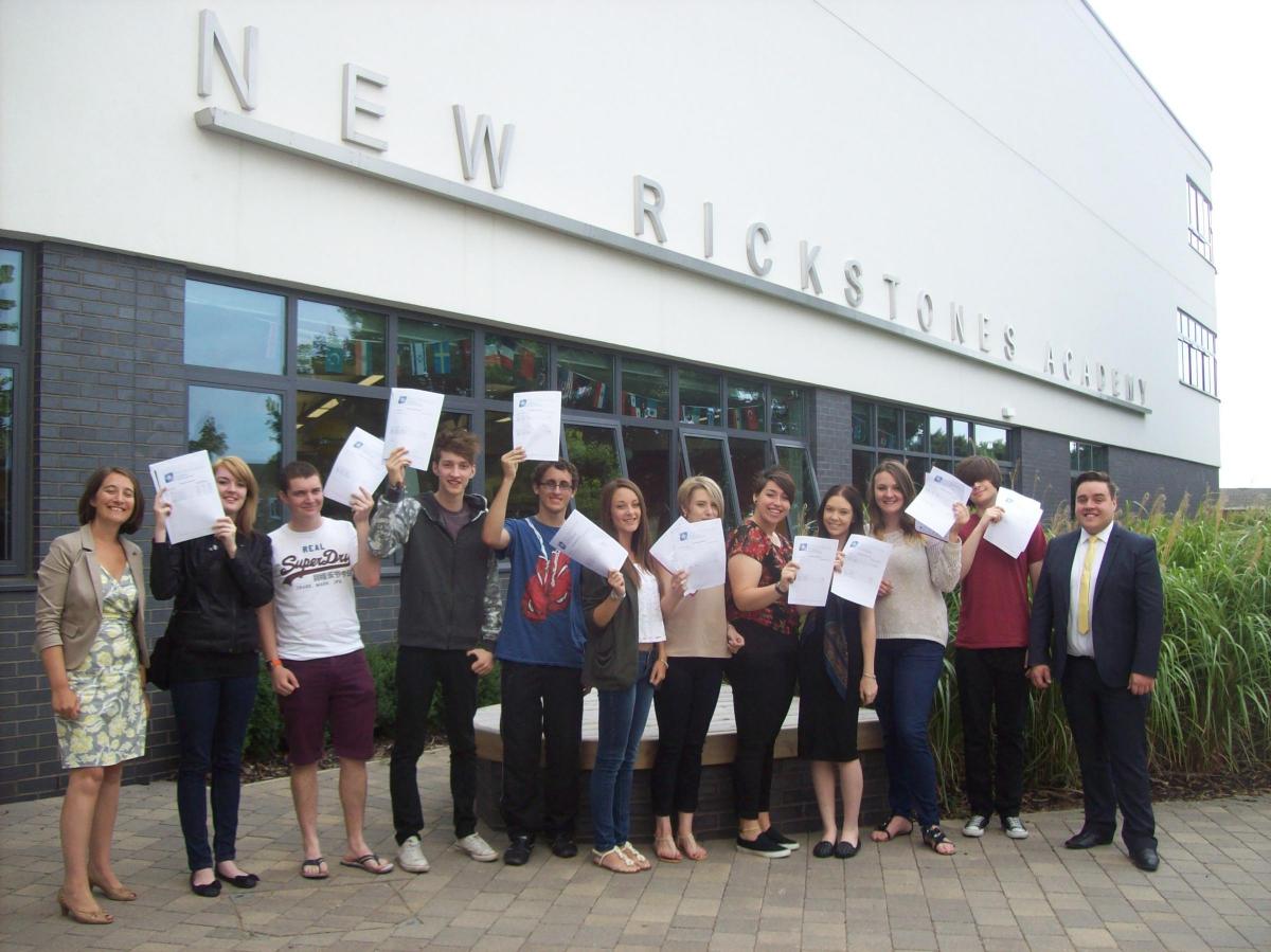 Pupils and staff at Maltings Academy celebrate impressive results