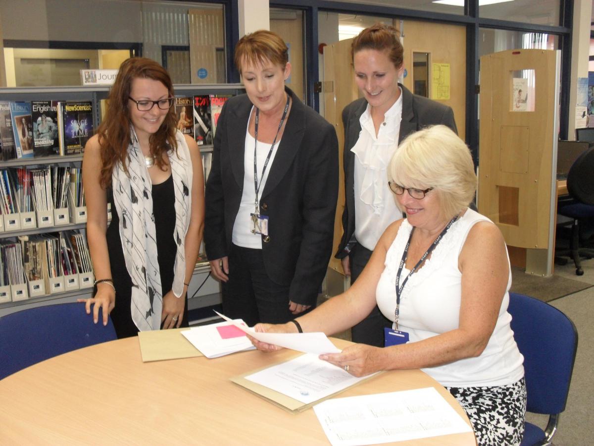 Staff at Braintree Sixth Form were delighted to find 100 per cent of students had passed their A-levels
