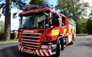 Response- Essex County Fire and Rescue Service fire engine