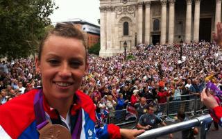 Braintree: Hockey star Chloe Rogers shows off Olympic medal at parade