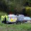 Aftermath - police on the scene by the stricken Audi. Picture: Reader JAMIE CURTIS