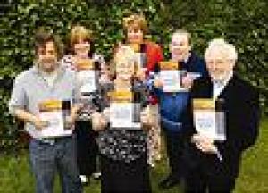 Great effort: The champs with their certificates