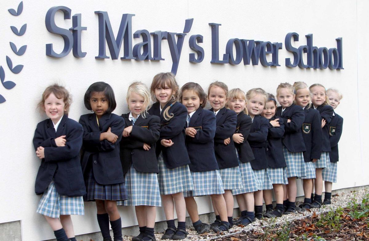 New students arrive at St Mary’s Lower School, Copford