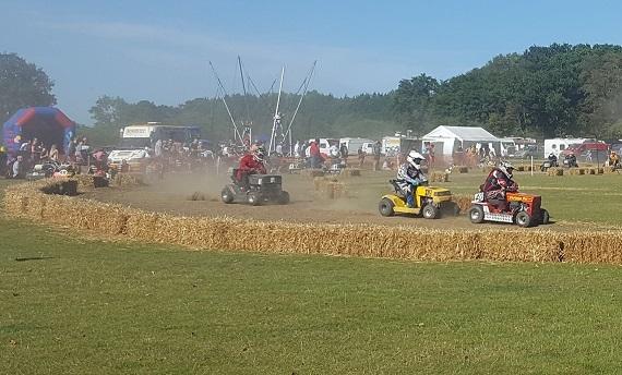 DUST: Lawnmower racing was thought up over a few pints in 1973
