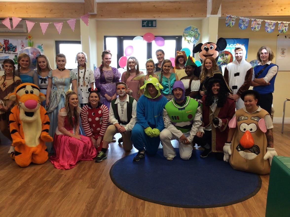 PARTY: Staff at PARC dressed up as Disney characters