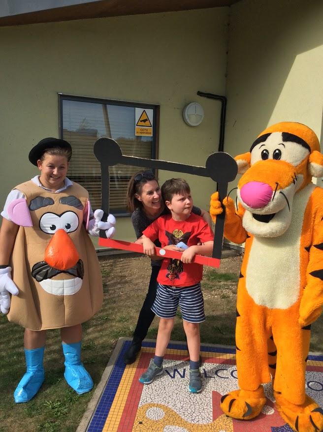 TIGGER: Kids got a chance to meet some of their heroes