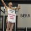 Activists stage naked protest over climate change in Westminster