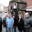 Standing tall – Nigel Cameron, Phil Adair, Colin Aldridge, Jo Mahoney, Sue Pugh and Jason Clark are fighting plans for a clearway. 80384-2