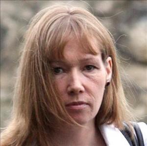 Carolyn Todd, widow of Michael Todd, arrives at the inquest
