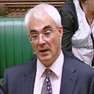 Alistair Darling makes a statement in response to the banking crisis