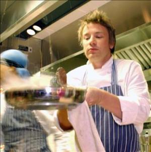 Jamie Oliver has defended Yorkshire residents in a TV show