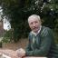 Bridging the gap: Graham Tobbell, chairman of Finchingfield Parish Council, inspects the repairs to the bridge.   80441-a