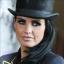 Model Katie Price showed off her dressage skills