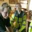 Demonstration: first responders Lisa Gymer, Carla Dunbar and Sarah Bell. 81370-c