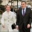 Gordon Brown and Margaret Beckett walk to a Citizens Advice Bureau in Pimlico
