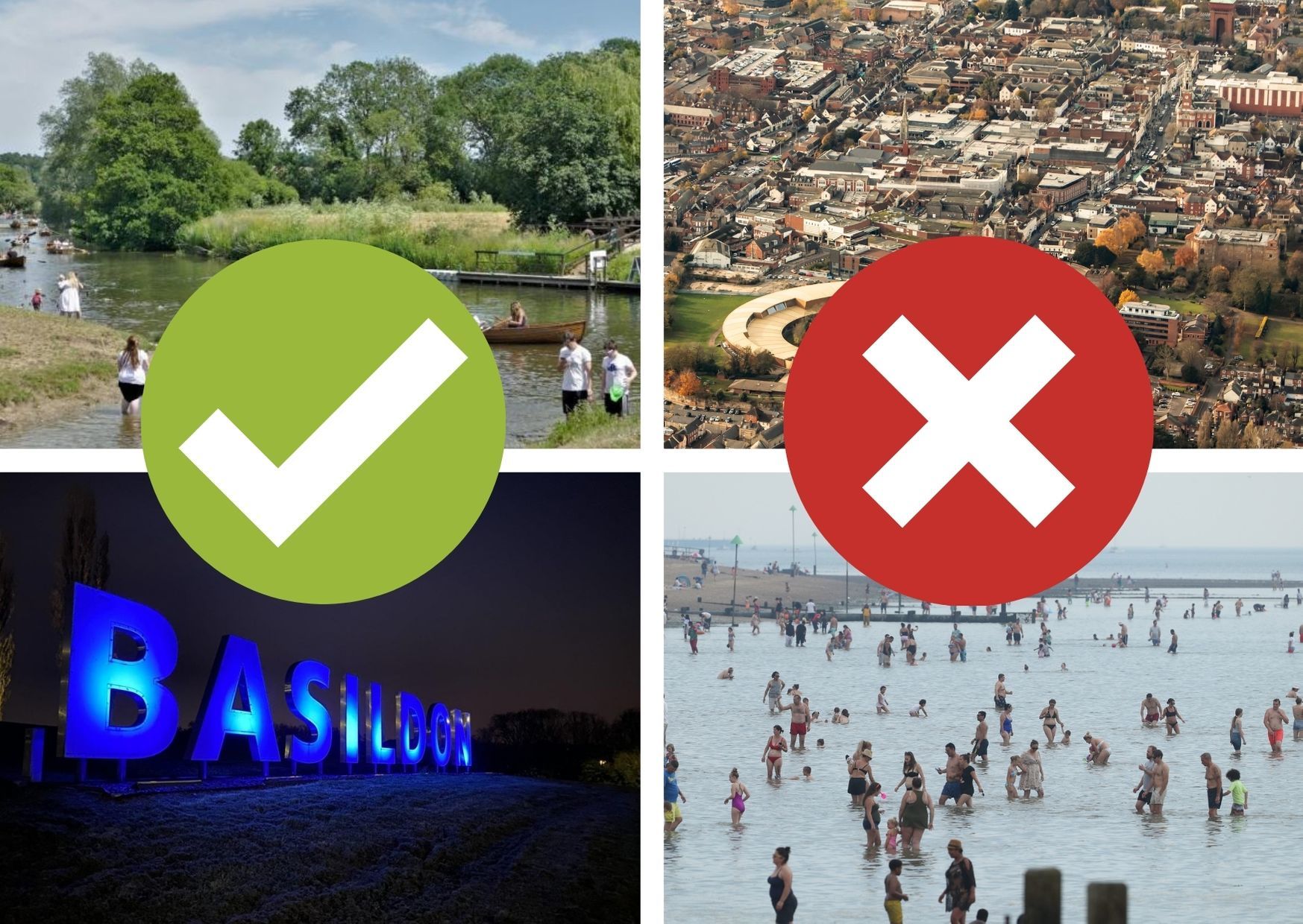 Best and worst places to live in Essex as voted for by you