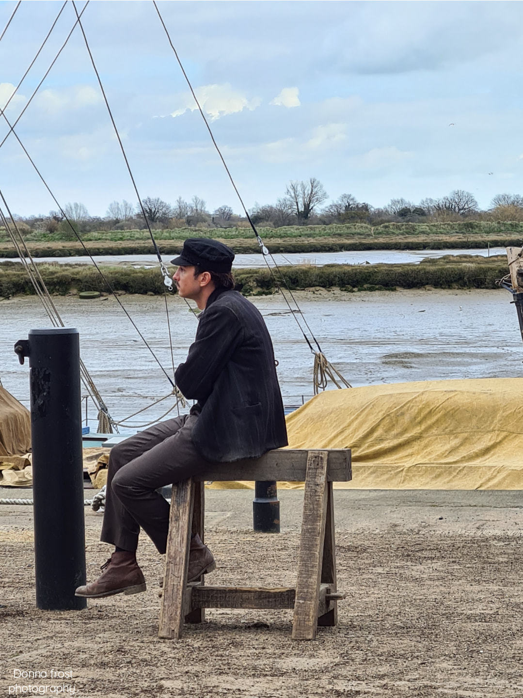 Pictures show first day of filming for the Essex Serpent in Maldon Braintree and Witham Times picture pic