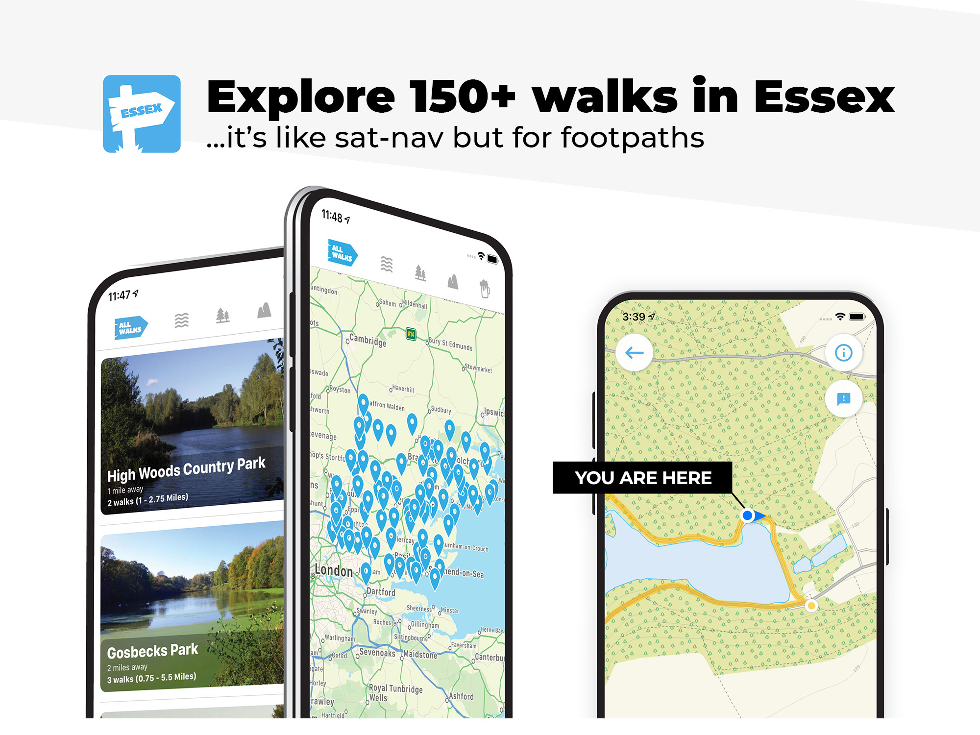 New app launched to help residents find the best walking routes in Essex